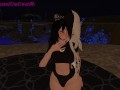 Virtual Teen sits on your Face while watching anime ❤️(with moaning) vrchat