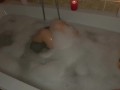 Cheating wife fuck with her husband`s best friend in the bathroom