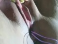 Cunt spanking pussy daddy obedient with Ben Wa Kegel Balls