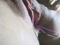 Cunt spanking pussy daddy obedient with Ben Wa Kegel Balls