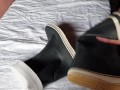 Cum on girlfriend rubberboots