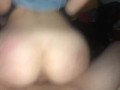 Big ass rides daddy dick cums multiple times