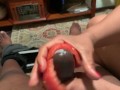 Black dick cum so hard