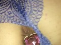 Mature Milf love’s getting plugged and showing off 