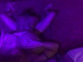 OnlyFans/lexxierex 🔥 Blacklight Babe with Perfect Body Twerks on Face then Showered in Cum