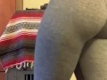 Trying out grey leggings