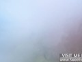 Underwater anal milk enema squirting