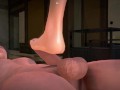 (3D Porn)(Overwatch) Mercy footjob