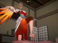 (3D Porn)(Overwatch) Mercy footjob