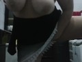 Mommy in bath playing with boobs and pussy Hot big mom