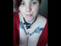 Chubby redhead wants to be covered in cum