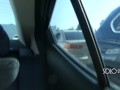 Tight wet pussy close up, public masturbation in a car in a parking lot
