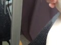 Sexy milf squirting breastmilk onto mirror, beautiful big nipples
