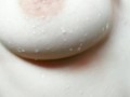 (HD) Squeezing then bouncing my natural white tits with hard pink nipples