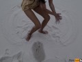 Sandy Beach Pee (4K Public Nature Pissing)