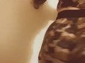 thick white girl twerking 
