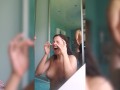 Hot Babe Deep Sucking and Sensual Fucking during Cleaning