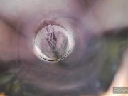 Blowing clouds thru a Tube