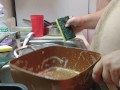 A man doing the dishes!!!   PT. 1