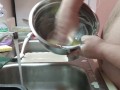 A man doing the dishes!!!   PT. 1