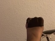Sexy High Arch Feet in Sheer Nylons