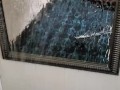 Piss on the mirror