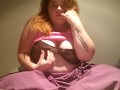 BBW breast strip tease and topless