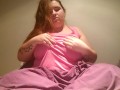 BBW breast strip tease and topless