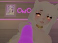 hot Virtual Angel has fun with her new toys (loud moaning and pov) in vrchat