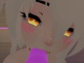 hot Virtual Angel has fun with her new toys (loud moaning and pov) in vrchat