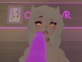 hot Virtual Angel has fun with her new toys (loud moaning and pov) in vrchat