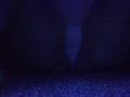 Touching myself under black light 