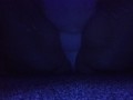 Touching myself under black light 