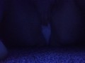 Touching myself under black light 