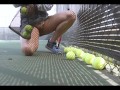 Playing tennis with no panties on.