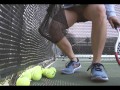 Playing tennis with no panties on.