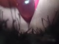 Quick solo creamy pussy