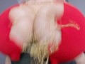 Boobs bouncing from your goddess