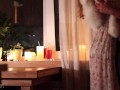 VERY BEST VIDEO! Romantic evening. Amateur real sex! Mutual orgasm during anal fuck - Ruda Cat