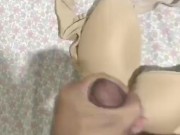 Cum on Step Mom's Underwear Bra