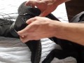 Cum on highboots