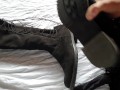 Cum on highboots