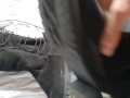 Cum on highboots