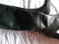 Cum on girlfriend leather highboots