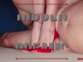 FOOTJOB - SHOEJOB WITH HIGH HEELS HANDJOB