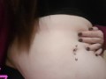 FIRST TIME PLAYING WITH MY CHUBBY BELLY