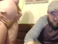 Pregnant Milf Riding The Dude’s Cock Reverse Cowgirl on Couch