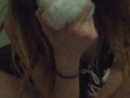 Sharkky Using A Bunny Tail Butt Plug