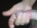 Messy oil handjob