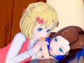 My next Life as a Villainess Maria Campbell and　Catarina Claes　(3D Hentai)